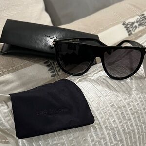 Rag & Bone Dark Sunglasses with Case